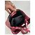 Borsa a mano in pelle rosa Flamenco Loewe - vista 3