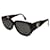 Céline Gafas de sol de plástico Celine Brown Castaño
