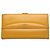 Portefeuille en cuir jaune Loewe Puzzle
