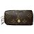 Borsa in pelle marrone Lockme di Louis Vuitton