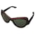 Lunettes de soleil en plastique violet Yves Saint Laurent  - vue 1