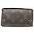 Louis Vuitton Iris braune Lederbörse