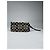 Borsa clutch in cotone nero Sufflette Signature di Coach - vista 2