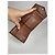Cartera de cuero marrón Louis Vuitton Flore Castaño - vista 4