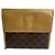 Céline Cartera de cuero marrón Celine Triomphe Castaño