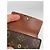 Borsa in pelle marrone Louis Vuitton Lockme - vista 4
