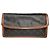 Clutch in pelle marrone Louis Vuitton Neverfull