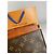 Clutch in pelle marrone Louis Vuitton Serviette Ambassadeur - vista 3