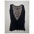 Top de lana negra Miu Miu Negro - vista 2