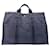 Borsa in cotone blu navy Hermès