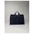 Borsa in cotone blu navy Hermès - vista 4