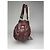 Borsa in pelle viola Emporio Armani Porpora - vista 3