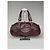 Borsa in pelle viola Emporio Armani Porpora - vista 4
