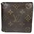 Borsa in pelle marrone Louis Vuitton Flore