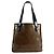 Céline Borsa a secchiello in pelle verniciata marrone Celine