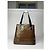 Céline Borsa a secchiello in pelle verniciata marrone Celine - vista 4