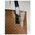 Céline Borsa a secchiello in pelle verniciata marrone Celine - vista 5