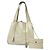 Borsa in pelle bianca Cage di Salvatore Ferragamo Bianco