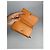Cartera de cuero naranja Capucines de Louis Vuitton - vista 3