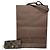Borsa in pelle marrone Louis Vuitton Lockme