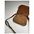 Borsa a secchiello in pelle marrone Gucci GG Marmont - vista 3