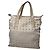 Borsa a mano in poliestere beige di Chanel