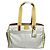 Borsa a mano in cotone bianco Coach Mercer satchel 24