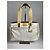 Borsa a mano in cotone bianco Coach Mercer satchel 24 - vista 2
