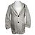 Abrigo de algodón gris Ermenegildo Zegna