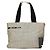 Bolso de mano de algodón negro Prada