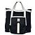Courreges Borsa a mano in cotone nero Courrèges