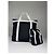 Courreges Borsa a mano in cotone nero Courrèges - vista 5