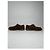 Giorgio Armani Scarpe in Pelle Marrone con Lacci - vista 3