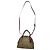 Borsa a mano in pelle marrone Sufflette Signature di Coach