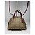 Borsa a mano in pelle marrone Sufflette Signature di Coach - vista 4