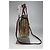 Borsa a mano in pelle marrone Sufflette Signature di Coach - vista 5