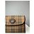 Clutch in cotone beige Burberry - vista 3