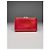 Carteira de couro vermelho Louis Vuitton Metis - vista 4