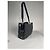 Borsa a mano in cotone nero Prada Cleo - vista 4