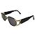 Fendi schwarze Metallsonnenbrille