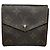 Billetera de cuero marrón Joséphine de Louis Vuitton Castaño