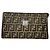 Clutch in cotone marrone Fendi Baguette
