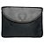 Clutch in pelle nera Burberry Nero