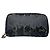 Autre Marque Nicht signierte schwarze Polyester-Clutch