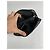 Autre Marque Nicht signierte schwarze Polyester-Clutch - Ansicht 4