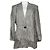 Dior Houndstooth Wool Coat Black and White