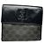 Céline Celine Triomphe schwarze Lederbörse