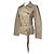 Abrigo trench de algodón beige Kensington de Burberry