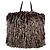 Borsa in pelliccia marrone Hiroko Koshino