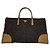 Borsa a mano in lana marrone Prada Cleo